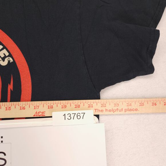 The Rolling Stones Zip Code Band Crew Neck T Shirt Mens Size Large L Black - Picture 6 of 9